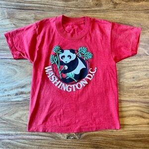 Vintage Kids Qualitees '90 Washington DC Panda T-Shirt 🐼